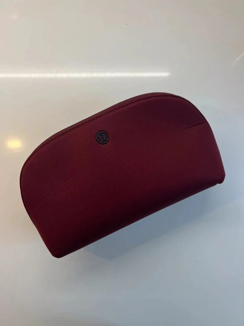 lululemon Sun Up Sun Down Travel Makeup Pouch Bag Large Size 2.5L Deep Rouge Red
